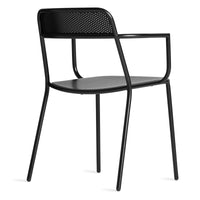 Trim Armchair in Black - Angle 5