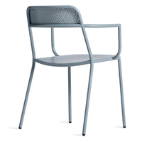 Trim Armchair in Grey Blue - Angle 5