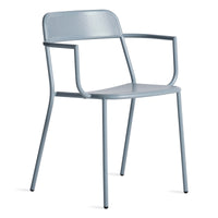 Trim Armchair in Grey Blue - Angle 3