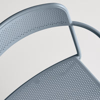 Trim Armchair in Grey Blue - Angle 10