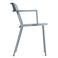 Trim Armchair in Grey Blue - Angle 4