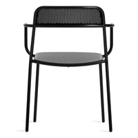 Trim Armchair in Black - Angle 6