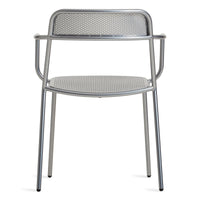 Trim Armchair in Silver - Angle 6