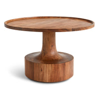Turn Coffee Table in Acacia - Angle 2