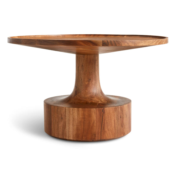 Turn Coffee Table in Acacia - Angle 1