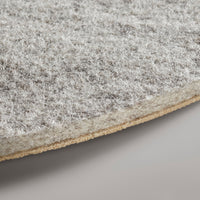 Turn Stool - Felt Tops in Heathered Off White - Angle 3