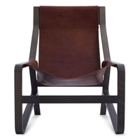 Toro Lounge Chair in Chocolate - Angle 2