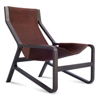 Toro Lounge Chair in Chocolate - Angle 3