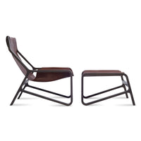 Toro Lounge Chair in Chocolate - Angle 7