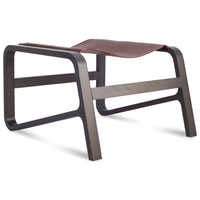 Toro Ottoman in Chocolate - Angle 4