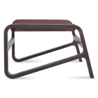 Toro Ottoman in Chocolate - Angle 1