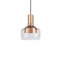 Trace 3 Pendant Light in Copper - Angle 1