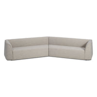 Thataway Angled Sectional Sofa in Tait Charcoal - Angle 3