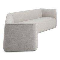 Thataway Angled Sectional Sofa in Tait Charcoal - Angle 6