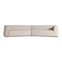 Thataway Angled Sectional Sofa en Maharam Mantle in Future - ángulo 3