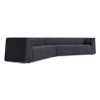 Thataway Angled Sectional Sofa in Tofte Navy - Angle 1