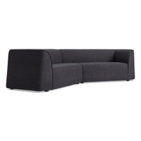 Thataway Small Angled Sectional Sofa in Tofte Navy - Angle 1