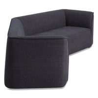 Thataway Small Angled Sectional Sofa in Tofte Navy - Angle 6