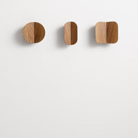 Uphold Square Hook in Walnut - Angle 7