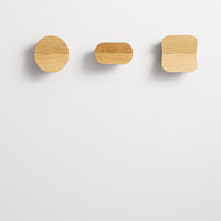 Uphold Square Hook in White Oak - Angle 6