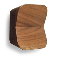 Uphold Square Hook in Walnut - Angle 3