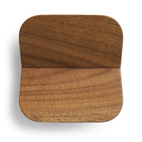 Uphold Square Hook in Walnut - Angle 1