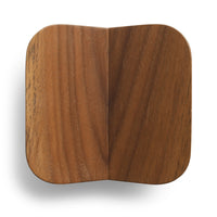 Uphold Square Hook in Walnut - Angle 2