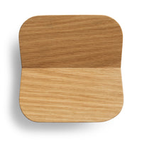 Uphold Square Hook in White Oak - Angle 1