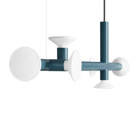 Ultra Chandelier in Space Blue - Angle 4