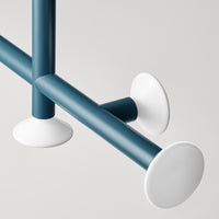 Ultra Chandelier in Space Blue - Angle 6