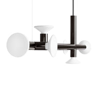 Ultra Chandelier in Black Nickel - Angle 4