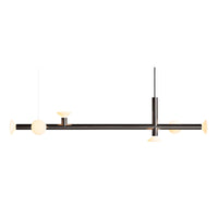 Ultra Chandelier in Black Nickel - Angle 3