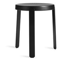 Unit Stool in Black on Ash / Oblivion - Angle 4