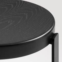 Unit Stool in Black on Ash / Oblivion - Angle 8