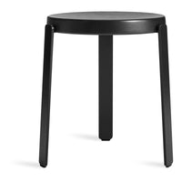 Unit Stool in Black on Ash / Oblivion - Angle 1