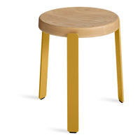 Unit Stool in Golden Ash / Mustard - Angle 5