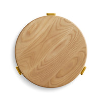 Unit Stool in Golden Ash / Mustard - Angle 7