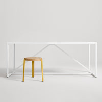 Unit Stool in Golden Ash / Mustard - Angle 9