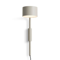 Verge Adjustable Sconce en Putty - ángulo 4