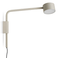Verge Adjustable Sconce en Putty - ángulo 11