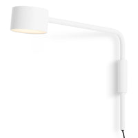 Verge Adjustable Sconce in White - Angle 10