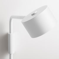 Verge Adjustable Sconce in White - Angle 15
