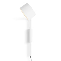 Verge Adjustable Sconce in White - Angle 8