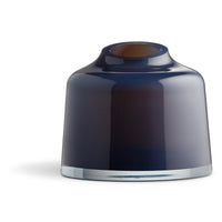 Variant Large Glass Vase in Midnight Blue - Angle 6