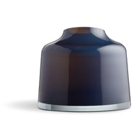 Variant Large Glass Vase in Midnight Blue - Angle 8