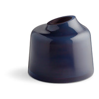 Variant Large Glass Vase in Midnight Blue - Angle 5