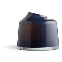 Variant Large Glass Vase in Midnight Blue - Angle 7