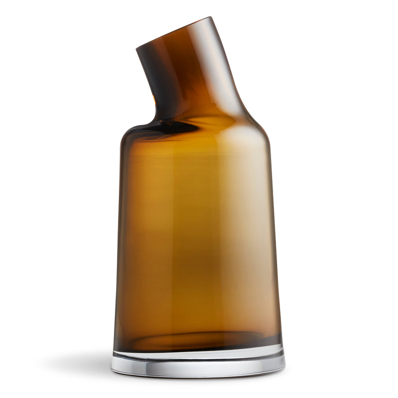 Variant Medium Glass Vase in Amber
