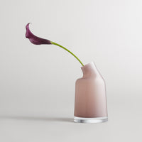 Variant Small Glass Vase in Blush - Angle 10