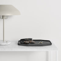 Vice Versa Large Tray in Black - Angle 3